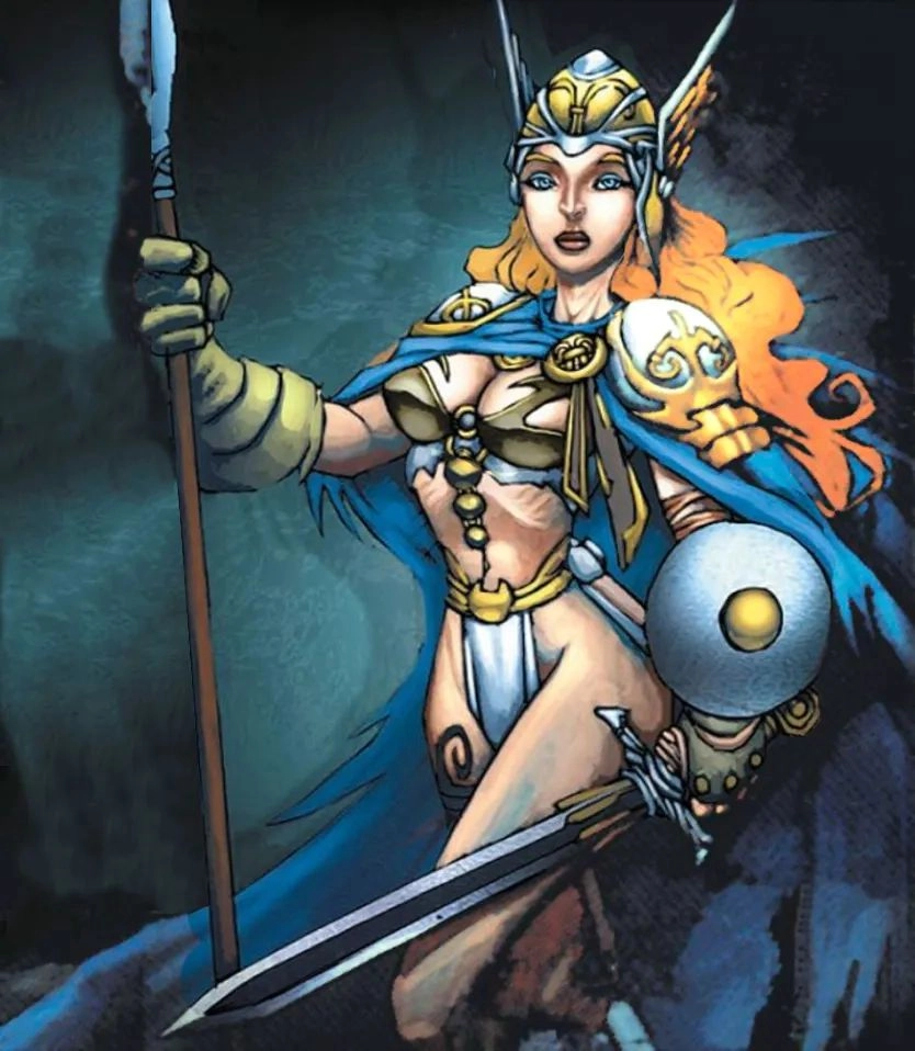 Ilustración de la baraja barbaro 10/4